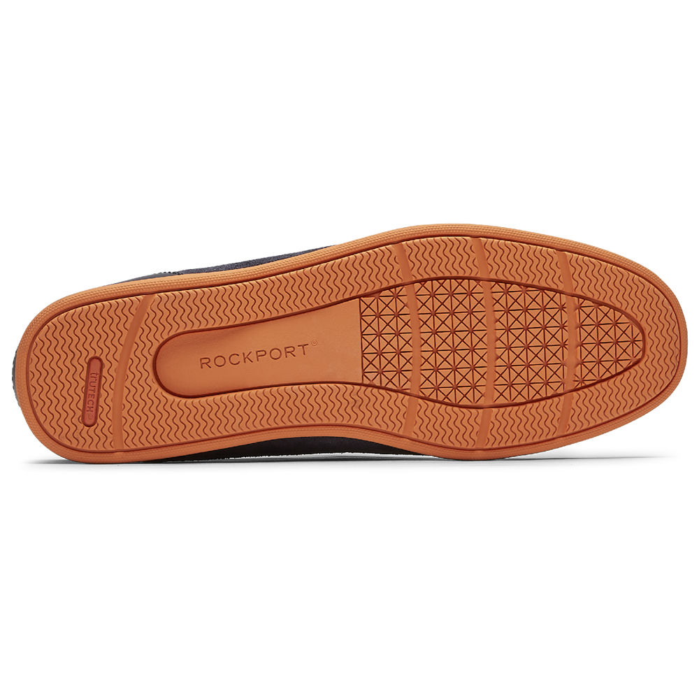 Mocassins Rockport Homem Azul Marinho - Malcom Tie - 34628JDSM